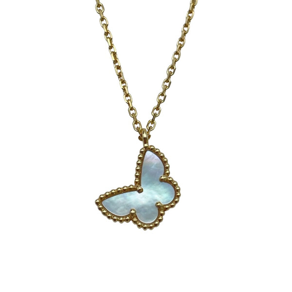 ヴァンクリーフ＆アーペル Van Cleef & Arpels スウィートアルハンブラパピヨンネックレス ゴールド K18YG ジュエリー