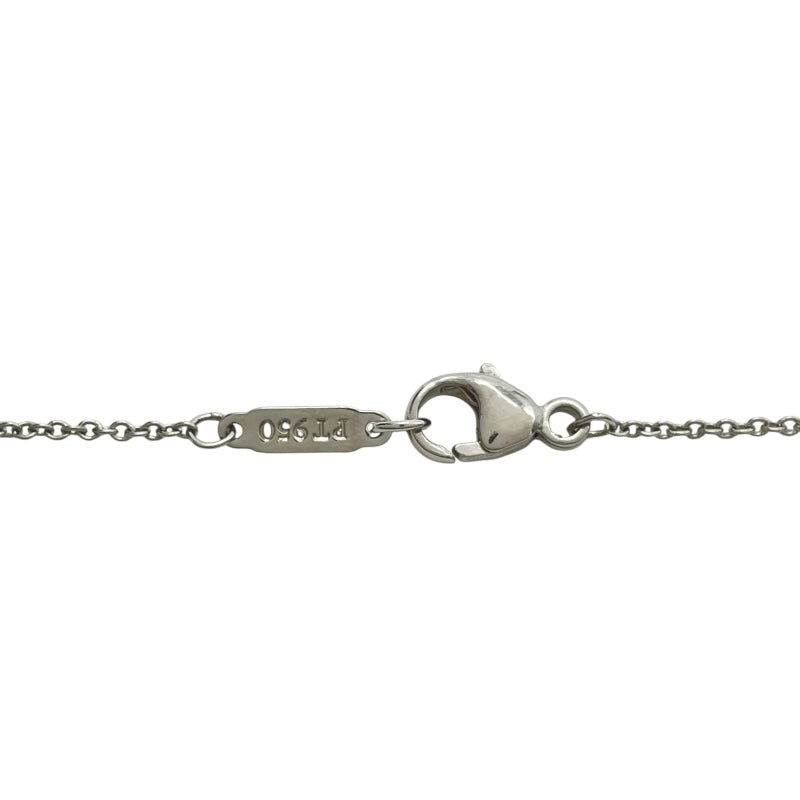 ティファニー TIFFANY＆CO ジャズグラジュエイテッドドロップネックレス プラチナ Pt950 ジュエリー