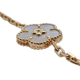 ヴァンクリーフ＆アーペル Van Cleef & Arpels ラッキー スプリング5Pブレス ピンクゴールド Au750 カーネリアン ジュエリー