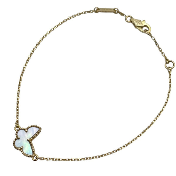 ヴァンクリーフ＆アーペル Van Cleef & Arpels スウィートアルハンブラパピヨンブレス ゴールド K18YG ジュエリー