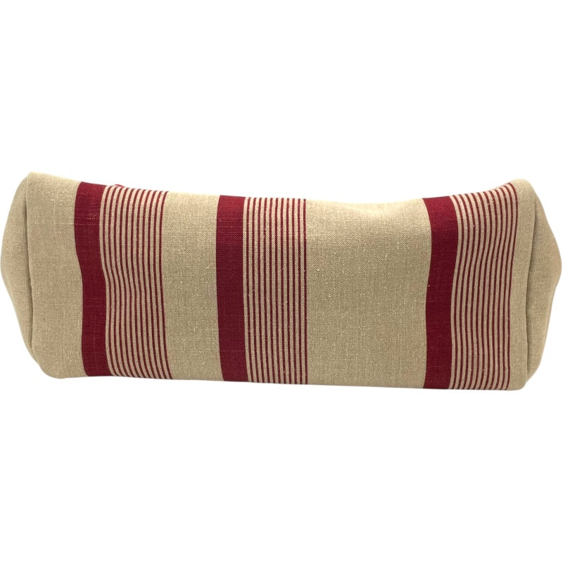 エルメス HERMES エールバッグジップキャビン50 D刻 ベージュ/レッド SV金具 トワルキャンプ/ハンター レディース ショルダーバッグ