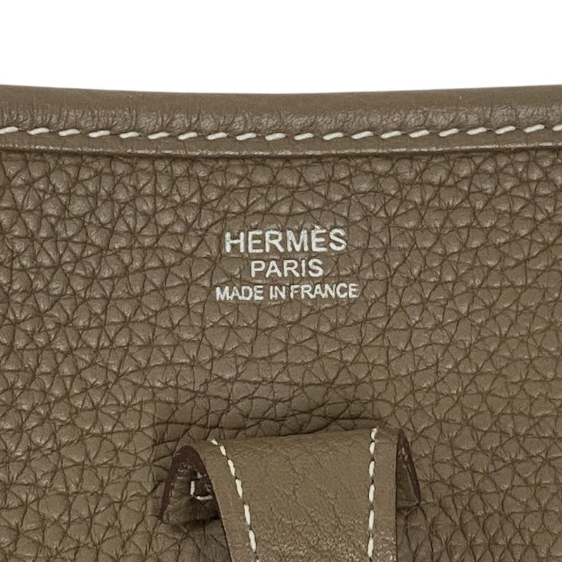エルメス HERMES エヴリン3 PM D刻 エトゥープ シルバー金具 トリヨンクレマンス レディース ショルダーバッグ
