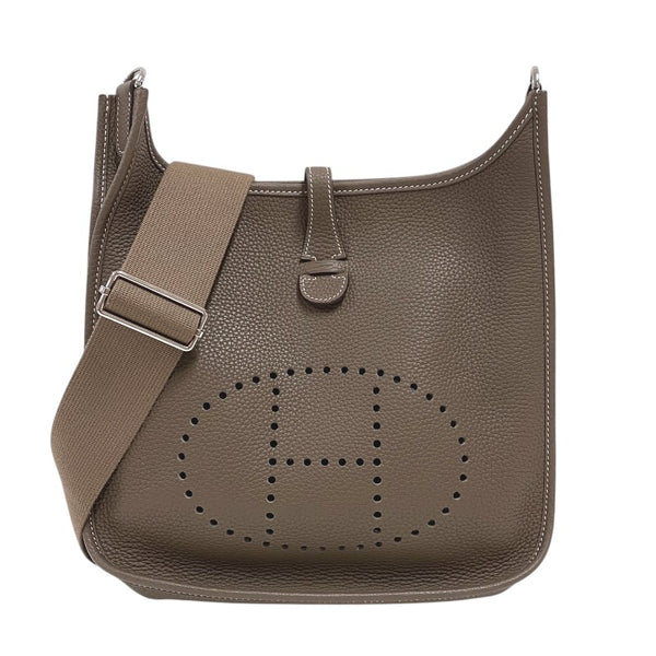 エルメス HERMES エヴリン3 PM D刻 エトゥープ シルバー金具 トリヨンクレマンス レディース ショルダーバッグ