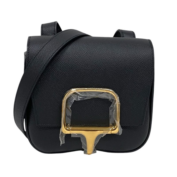 エルメス HERMES デッラカヴァッレリア ミニ B刻 ブラック ゴールド金具 エプソン レディース ショルダーバッグ エルメス HERMES デッラカヴァッレリア ミニ B刻 ブラック ゴールド