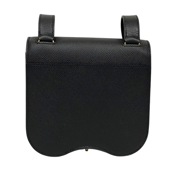 エルメス HERMES デッラカヴァッレリア ミニ B刻 ブラック ゴールド金具 エプソン レディース ショルダーバッグ