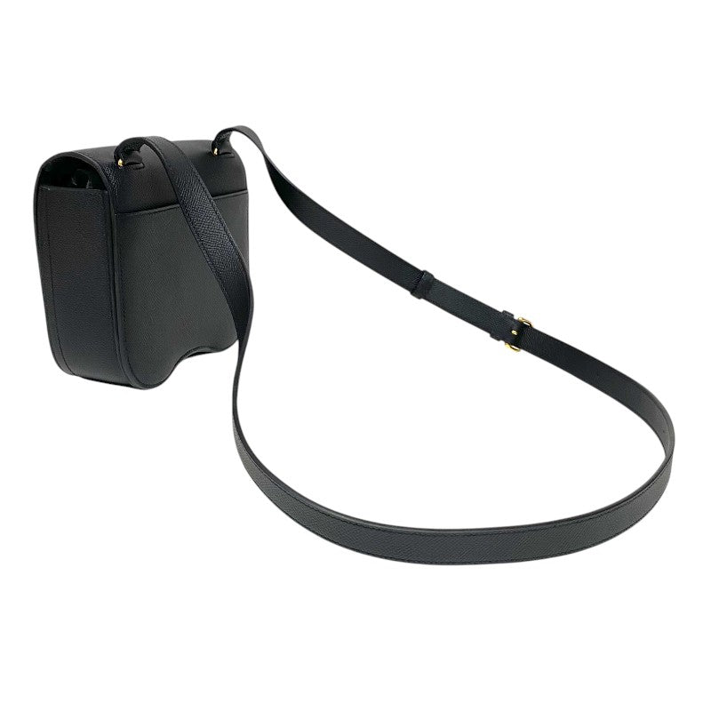 エルメス HERMES デッラカヴァッレリア ミニ B刻 ブラック ゴールド金具 エプソン レディース ショルダーバッグ