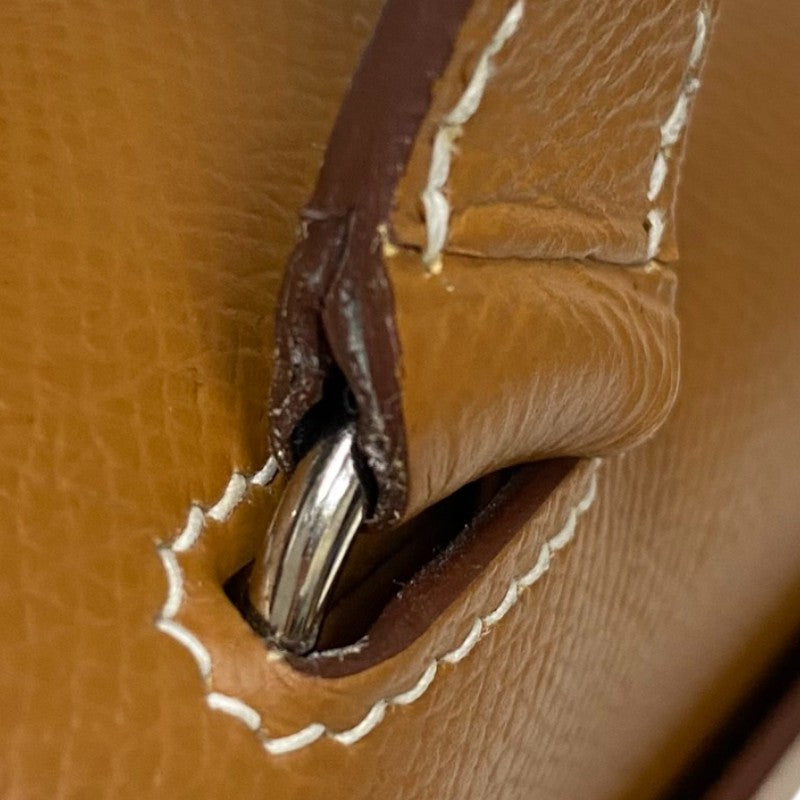 エルメス HERMES デッラカヴァッレリア ミニ Y刻印　(2020年製) ゴールド シルバー金具 ヴォーエプソン レディース ショルダーバッグ