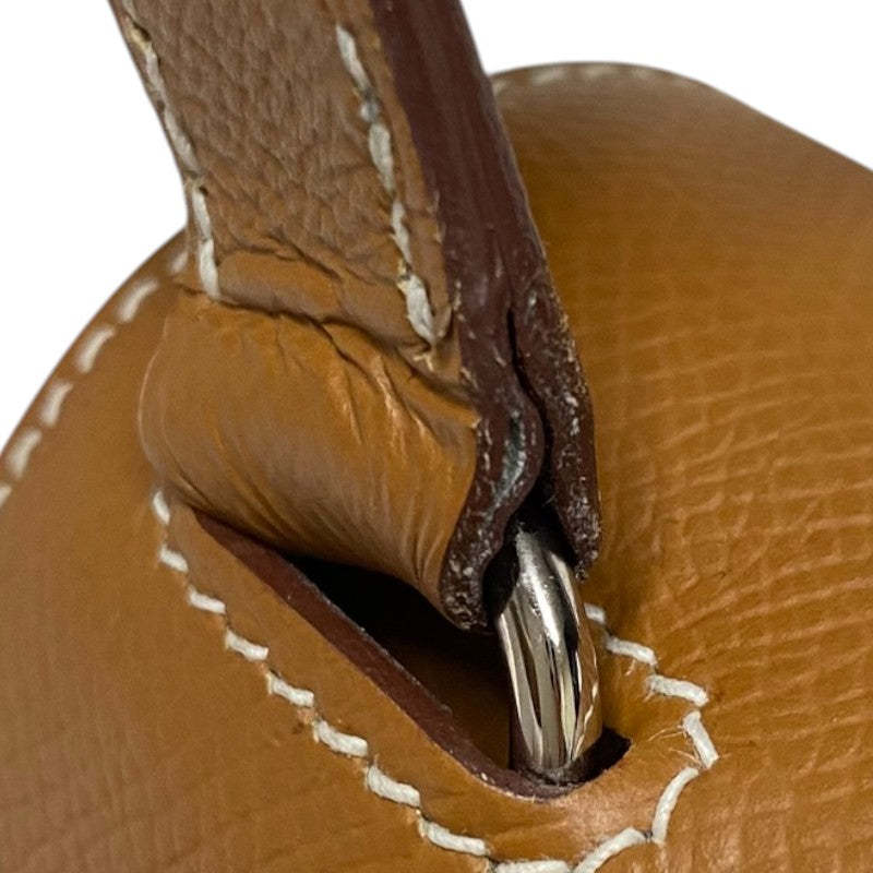 エルメス HERMES デッラカヴァッレリア ミニ Y刻印　(2020年製) ゴールド シルバー金具 ヴォーエプソン レディース ショルダーバッグ