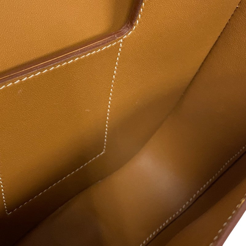 エルメス HERMES デッラカヴァッレリア ミニ Y刻印　(2020年製) ゴールド シルバー金具 ヴォーエプソン レディース ショルダーバッグ