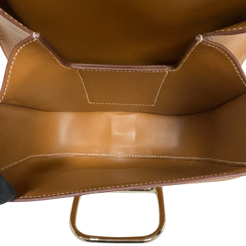 エルメス HERMES デッラカヴァッレリア ミニ Y刻印　(2020年製) ゴールド シルバー金具 ヴォーエプソン レディース ショルダーバッグ