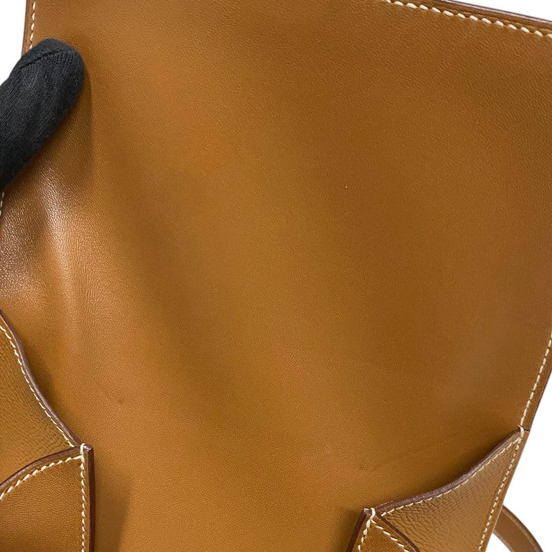 エルメス HERMES デッラカヴァッレリア ミニ Y刻印　(2020年製) ゴールド シルバー金具 ヴォーエプソン レディース ショルダーバッグ