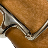 エルメス HERMES デッラカヴァッレリア ミニ Y刻印　(2020年製) ゴールド シルバー金具 ヴォーエプソン レディース ショルダーバッグ