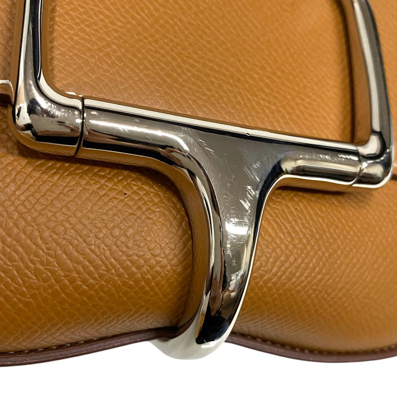 エルメス HERMES デッラカヴァッレリア ミニ Y刻印　(2020年製) ゴールド シルバー金具 ヴォーエプソン レディース ショルダーバッグ