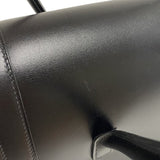エルメス HERMES ドラッグ2 37 □D刻 ブラック シルバー金具 ボックスカーフ ユニセックス ハンドバッグ