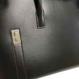 エルメス HERMES ドラッグ2 37 □D刻 ブラック シルバー金具 ボックスカーフ ユニセックス ハンドバッグ