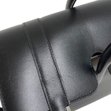 エルメス HERMES ドラッグ2 37 □D刻 ブラック シルバー金具 ボックスカーフ ユニセックス ハンドバッグ