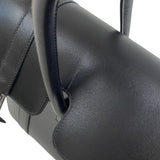 エルメス HERMES ドラッグ2 37 □D刻 ブラック シルバー金具 ボックスカーフ ユニセックス ハンドバッグ