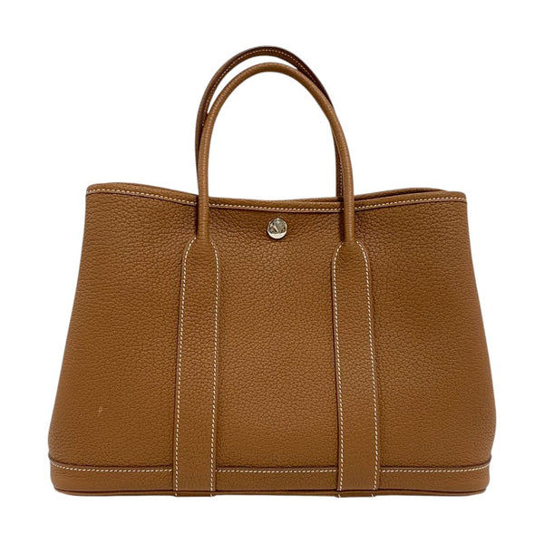エルメス HERMES ガーデンパーティTPM W刻 ゴールド シルバー金具 ネゴンダ レディース トートバッグ