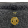 エルメス HERMES リンディ26 K刻 ブラック ゴールド金具 トリヨンクレマンス レディース ショルダーバッグ