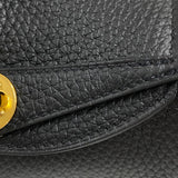 エルメス HERMES リンディミニ K刻 ブラック ゴールド金具 トリヨンクレマンス レディース ショルダーバッグ