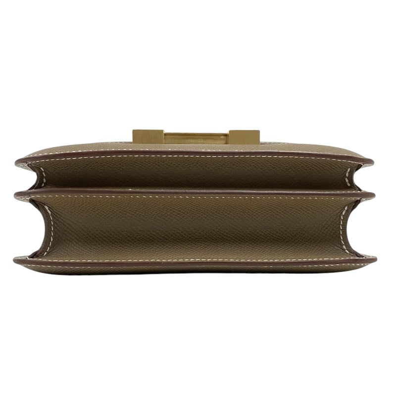 エルメス HERMES コンスタンス3 ミニ K刻 エトゥープ ゴールド金具 エプソン レディース ショルダーバッグ