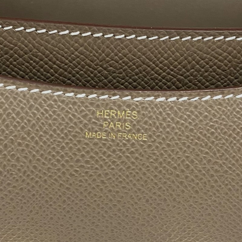 エルメス HERMES コンスタンス3 ミニ K刻 エトゥープ ゴールド金具 エプソン レディース ショルダーバッグ