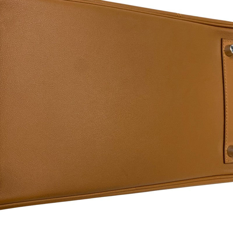 エルメス HERMES バーキン30 トレサージュ ゴールド×ブルーノール×ブルーインディゴ シルバー金具 スイフト レディース ハンドバッグ