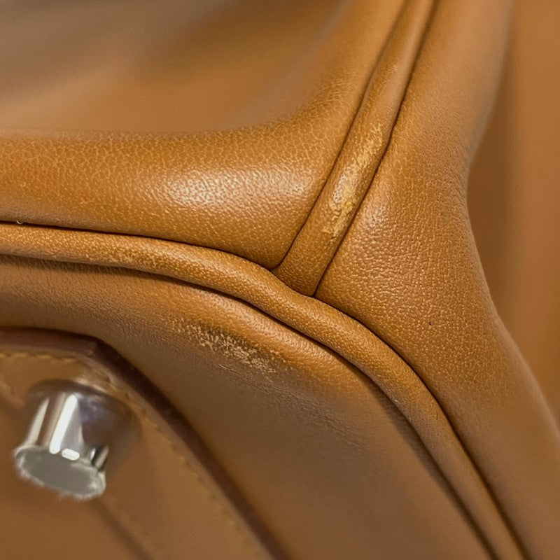 エルメス HERMES バーキン30 トレサージュ ゴールド×ブルーノール×ブルーインディゴ シルバー金具 スイフト レディース ハンドバッグ