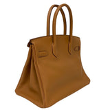 エルメス HERMES バーキン30 トレサージュ ゴールド×ブルーノール×ブルーインディゴ シルバー金具 スイフト レディース ハンドバッグ