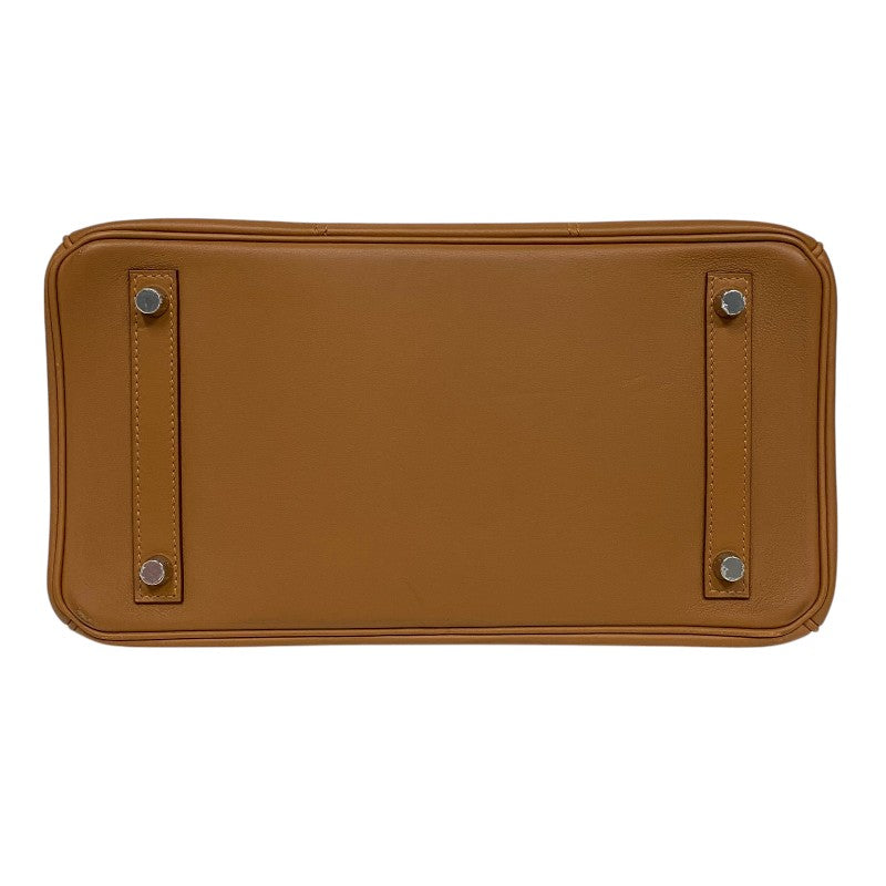 エルメス HERMES バーキン30 トレサージュ ゴールド×ブルーノール×ブルーインディゴ シルバー金具 スイフト レディース ハンドバッグ