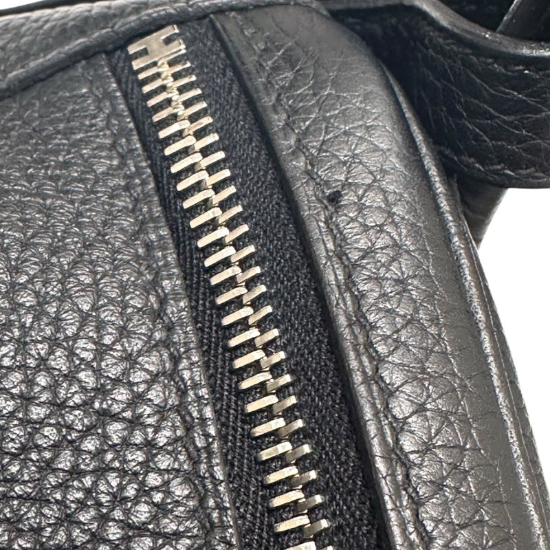 エルメス HERMES リンディ30　ヴェルソ A刻印 ブラック・トフィー トリヨン レディース ハンドバッグ