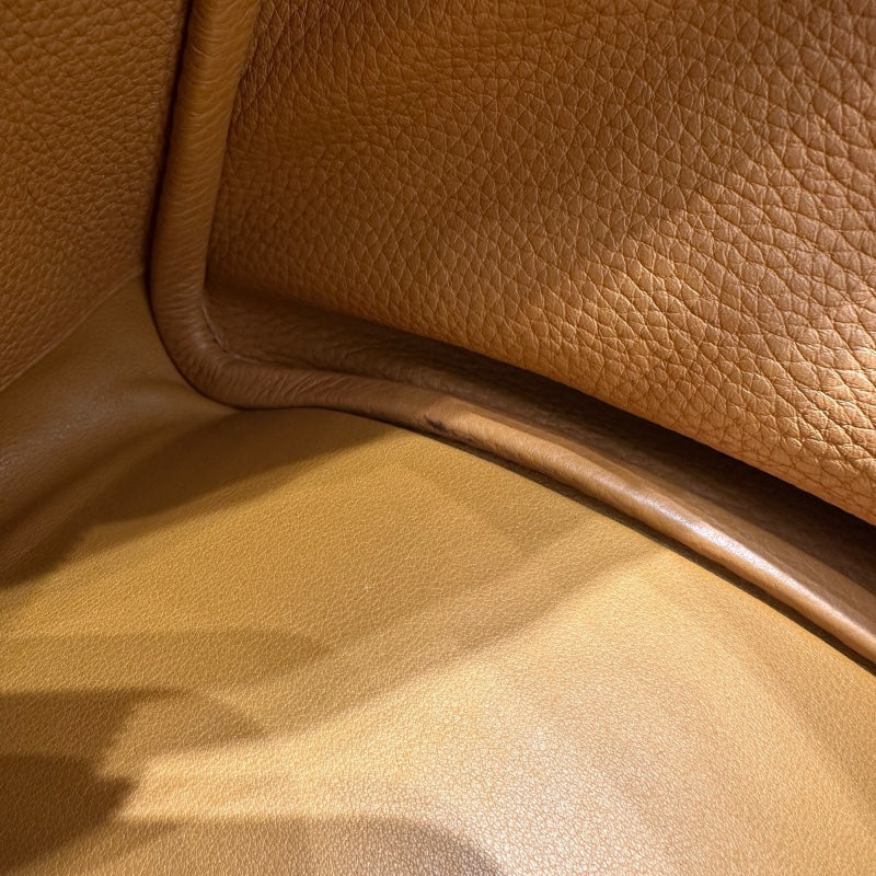 エルメス HERMES リンディ30　ヴェルソ A刻印 ブラック・トフィー トリヨン レディース ハンドバッグ