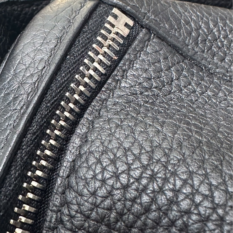 エルメス HERMES リンディ30　ヴェルソ A刻印 ブラック・トフィー トリヨン レディース ハンドバッグ