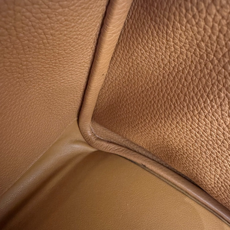 エルメス HERMES リンディ30　ヴェルソ A刻印 ブラック・トフィー トリヨン レディース ハンドバッグ