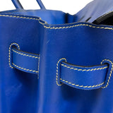 エルメス HERMES バーキン35 □F刻 ブルーフランス ゴールド金具 ガリバー ヴィブラート レディース ハンドバッグ