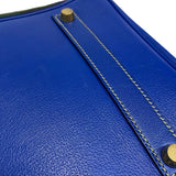 エルメス HERMES バーキン35 □F刻 ブルーフランス ゴールド金具 ガリバー ヴィブラート レディース ハンドバッグ