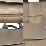 エルメス HERMES ヴァルパライソロングPM エトゥープ シルバー金具 トワル・レザー レディース ハンドバッグ