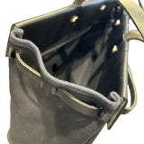 エルメス HERMES エールバッグカバスMM □G刻 ブラック/シルバー金具 トワル/レザー レディース トートバッグ