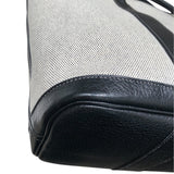 エルメス HERMES ガーデンジップMM □M刻 ブラック　シルバー金具 トワル レディース トートバッグ