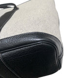 エルメス HERMES ガーデンジップMM □M刻 ブラック　シルバー金具 トワル レディース トートバッグ