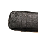 エルメス HERMES ガーデンジップMM □M刻 ブラック　シルバー金具 トワル レディース トートバッグ