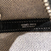 エルメス HERMES ガーデンジップMM □M刻 ブラック　シルバー金具 トワル レディース トートバッグ