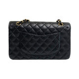 シャネル CHANEL マトラッセ25 A01112 10番台 ブラック ゴールド金具 キャビアスキン レディース ショルダーバッグ
