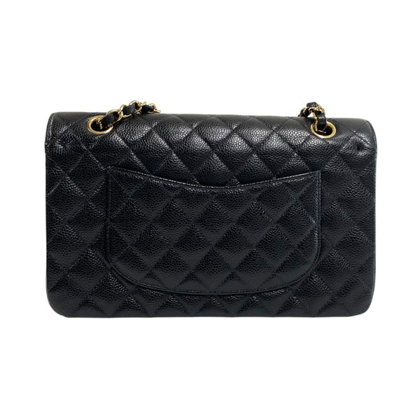 シャネル CHANEL マトラッセ25 A01112 10番台 ブラック ゴールド金具 キャビアスキン レディース ショルダーバッグ