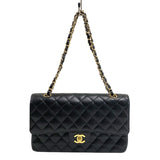 シャネル CHANEL マトラッセ25 A01112 10番台 ブラック ゴールド金具 キャビアスキン レディース ショルダーバッグ