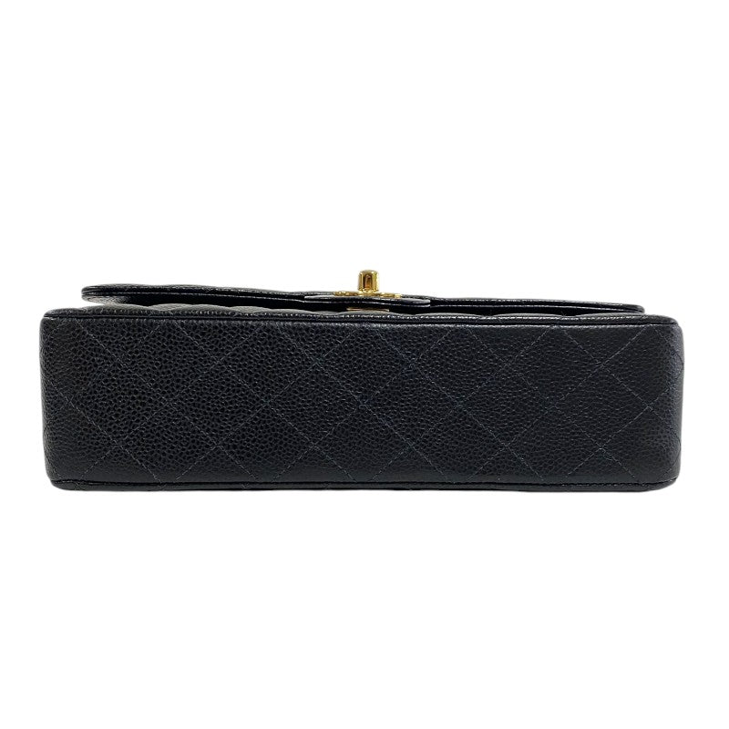 シャネル CHANEL マトラッセ25 A01112 10番台 ブラック ゴールド金具 キャビアスキン レディース ショルダーバッグ