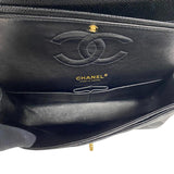 シャネル CHANEL マトラッセ25 A01112 10番台 ブラック ゴールド金具 キャビアスキン レディース ショルダーバッグ