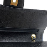シャネル CHANEL マトラッセ25 A01112 10番台 ブラック ゴールド金具 キャビアスキン レディース ショルダーバッグ