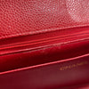 シャネル CHANEL ダイアナ25 A01165 レッド ゴールド金具 キャビアスキン レディース ショルダーバッグ
