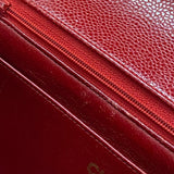 シャネル CHANEL ダイアナ25 A01165 レッド ゴールド金具 キャビアスキン レディース ショルダーバッグ